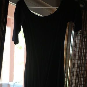 Tight little black dress